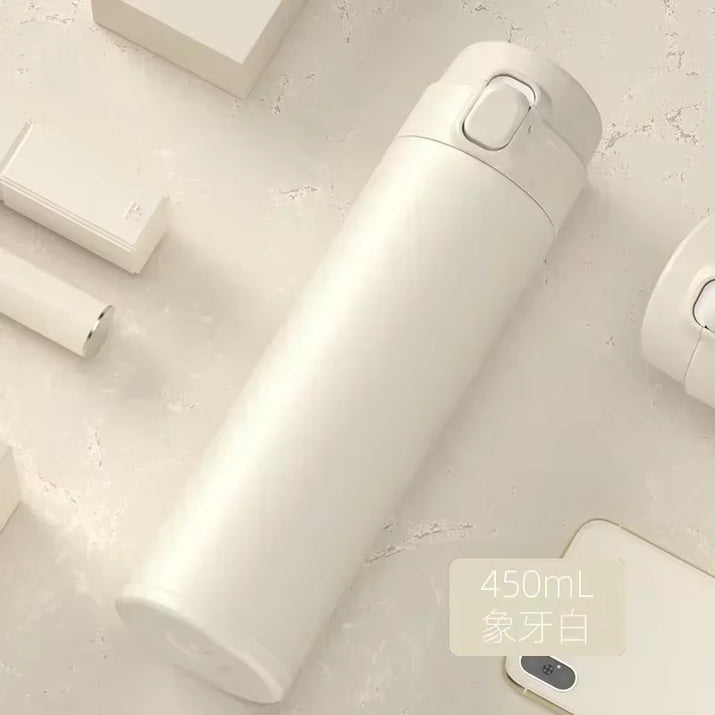 450ML Thermos Water Bottle Stainless Steel Insulation Vacuum Flasks Cup Keep Cold and Hot Mug Vacuum Flask Car Water Bottle